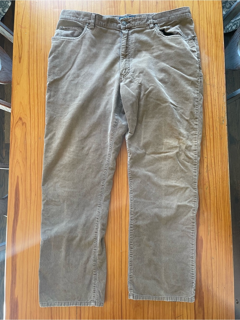 Cozy Classic 100% Cotton Corduroy in Neutral Beige 38 x 30